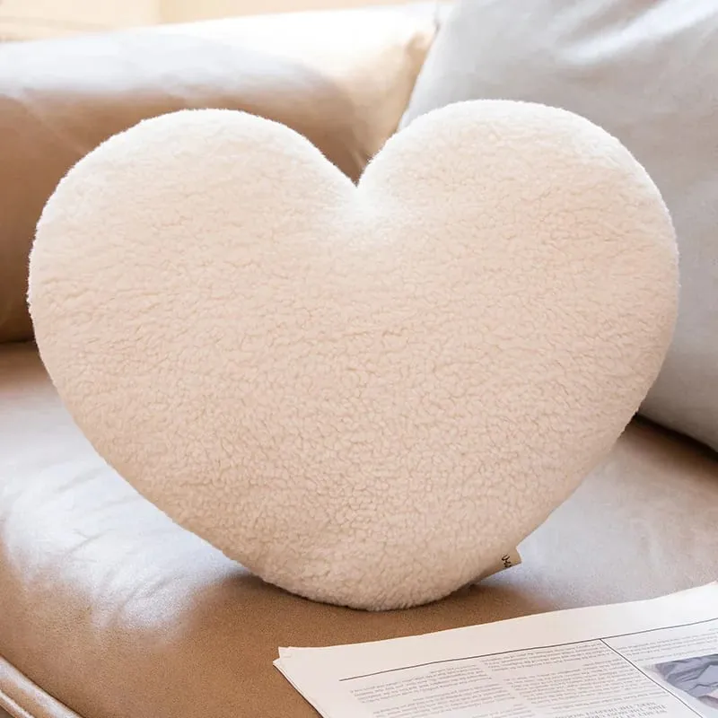 INS Plush Hear Throw Pillow Cute Clover Soft Doll Home Sofa Decoration Pillow Cushion Kids Toys Birthday Gift