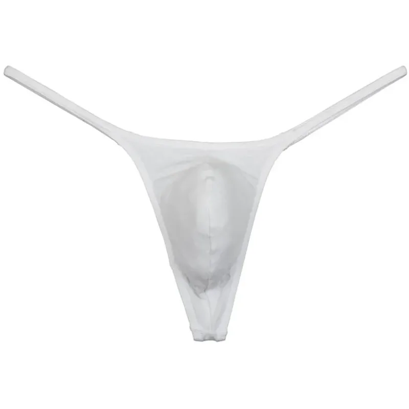 Men Modal String Thong Underwear Male Minimal Coverage Hipster T-back Jock Strap