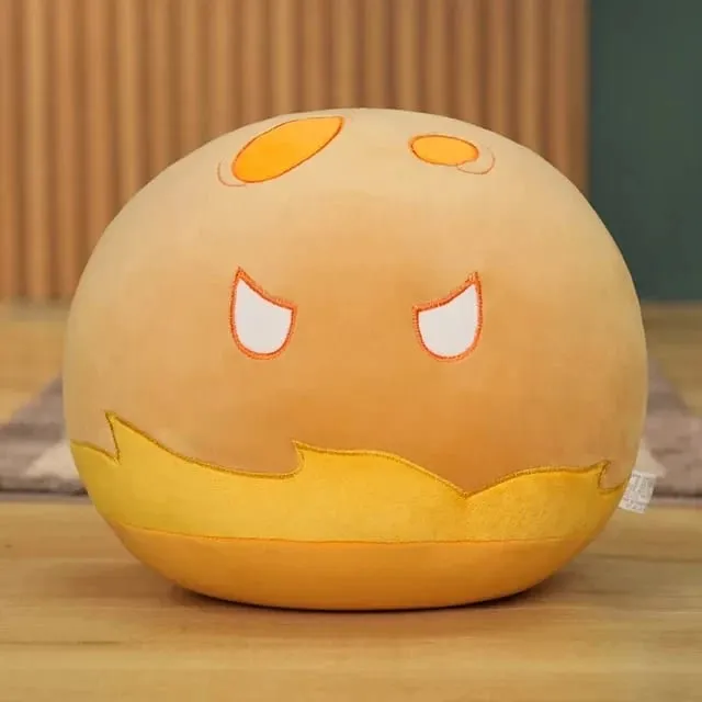 Baru 10Cm Proyek Anime Lucu Genshin Impact Slime Mainan Bantal Mewah Kawaii Kartun Anime Mainan Bantal Hadiah Ulang Tahun Natal untuk Anak-anak