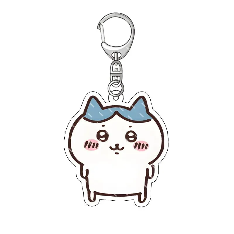 yiji Pendant Anime Comic Acrylic Peripheral Keychain Hachiware Usagi Cute Pendant Bag Hanging Decoration Decoration