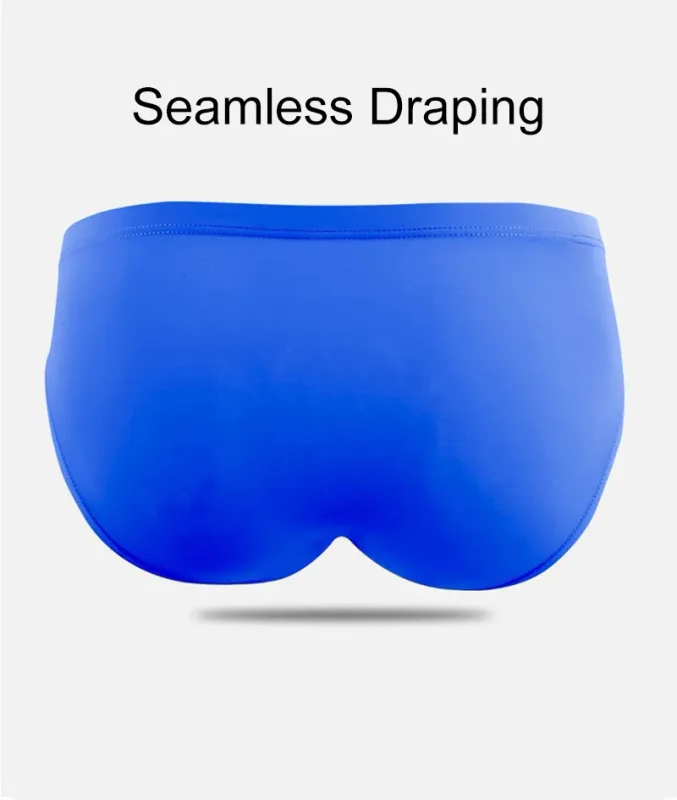 Men's Ice Silk Briefs Thin Quick Drying Underwear Low Waist Solid Color Underpants Male Sexy U Bulge Pouch Breathable Panties