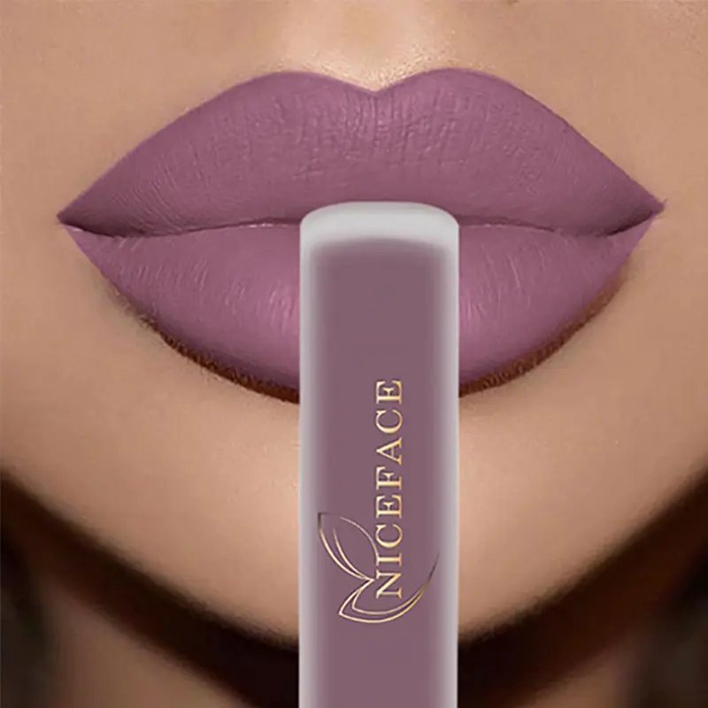 Nude Liquid Lipsticks Waterproof Velvet Matte Lip Gloss Long Lasting Non-stick Cup Lip Tint Makeup Pigment Cosmetics