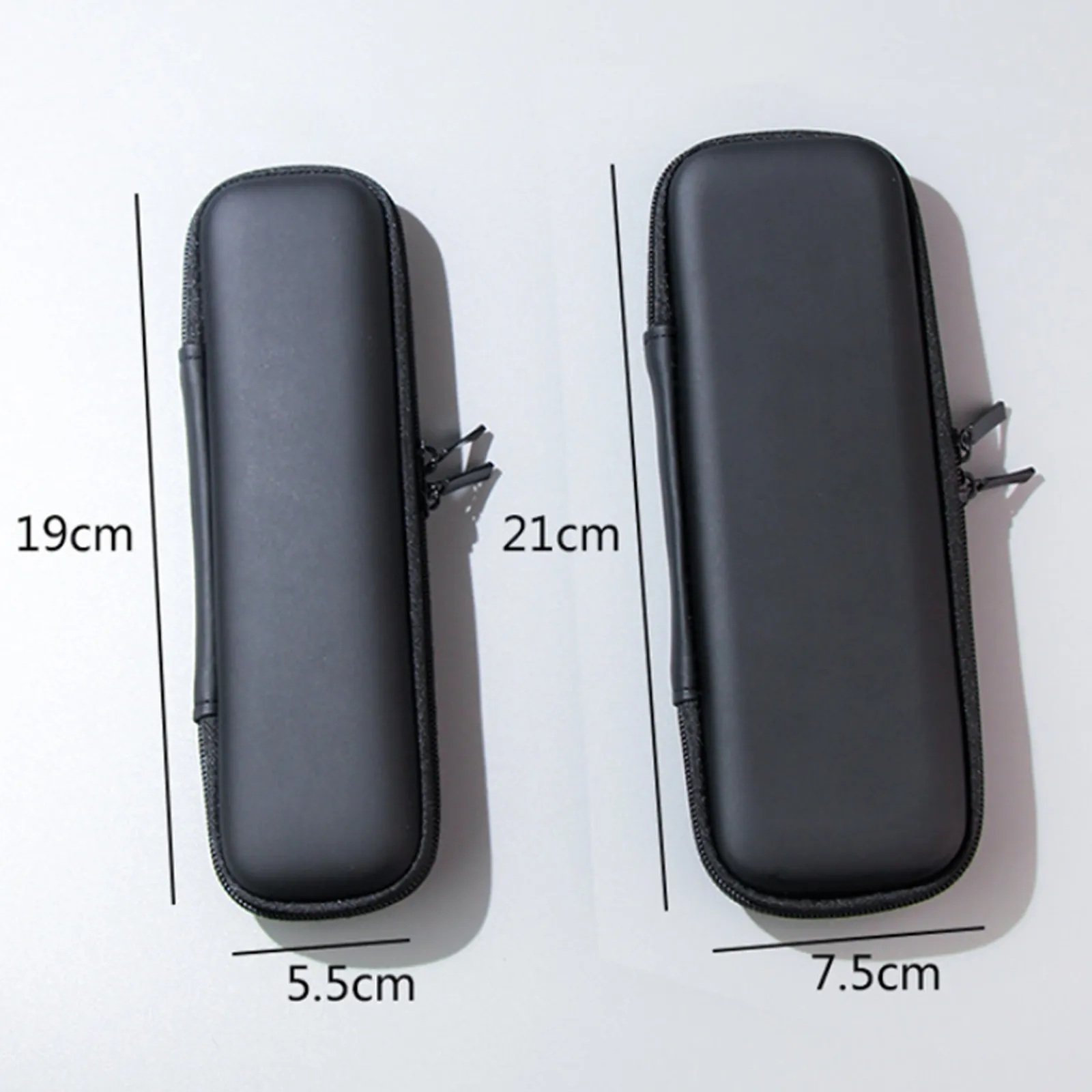 1pc Black Cosmetic Bag Waterproof Double Zipper Makeup Brushes Case Women Storage Bags Portable Travel Brush Holder Makeup Case
