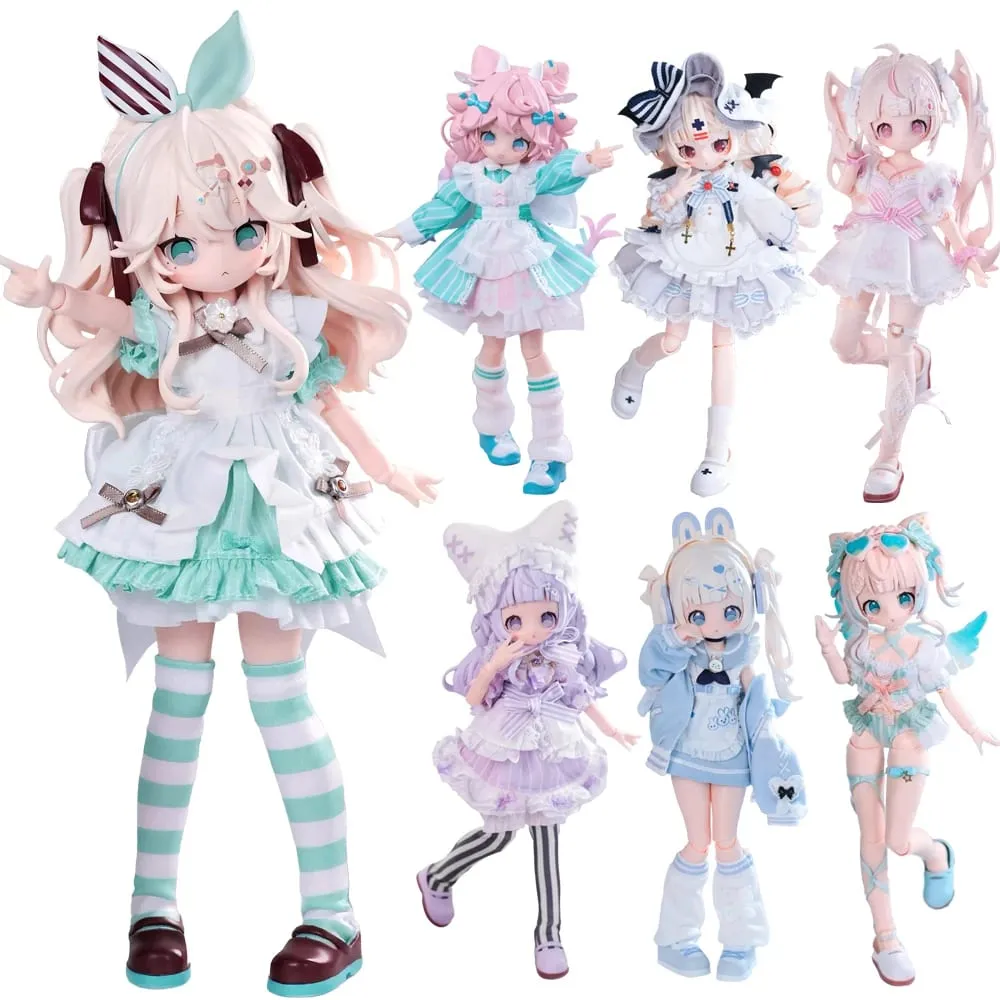 In Stock Wanmeng Sugary 1/8Mjd Blind Box Movable joints Doll Action Figure Doll Trendy Toy Ornaments Figure Cute Gift — image 1