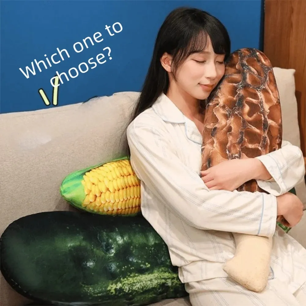 Kawaii Soft Vegetable Pillow Realistic Details Simulation Vegetable Stuffed Creative Accent Cozy Veggie Cozy Home — image 7