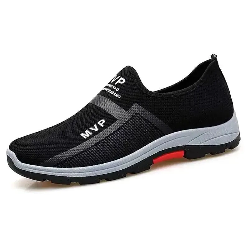 Spring Autumn New Breathable Men's Shoes color blocked light mouth footwear Casual minimalist shoes Male fashion comfort flat