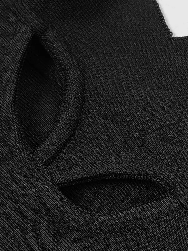 Vc preto halter vestido elegante para as mulheres 2025 novo verão festa à noite celebridade bodycon vestido longo vermelho marrom baile de formatura