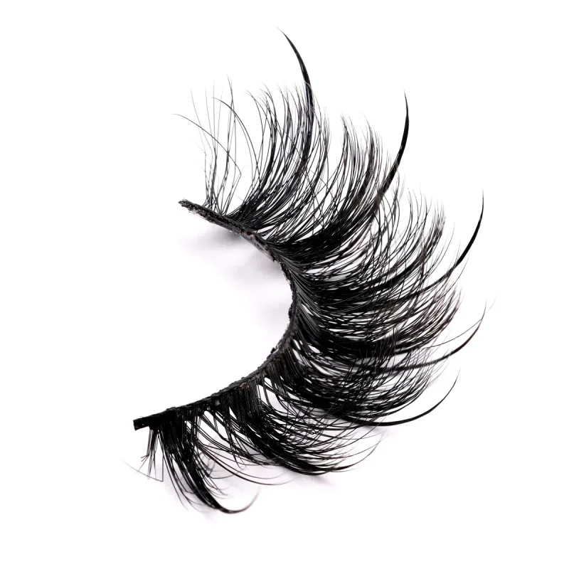 Wet Lash Spikes Volume Fluffy Full Strip Lashes Makeup Accessories Faux Mink Eye Lashes Vendor Wet Manga Lashes False Eyelashes