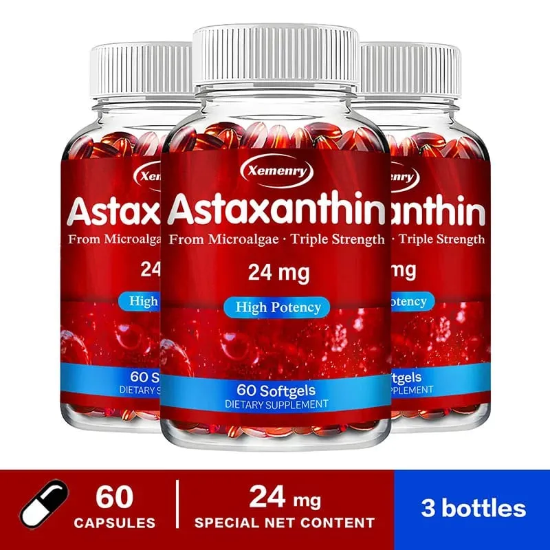 Astaxanthin 24mg - Promotes Cardiovascular Health & Accelerates Metabolism Supporting Eye Joint & Skin Health — image 11