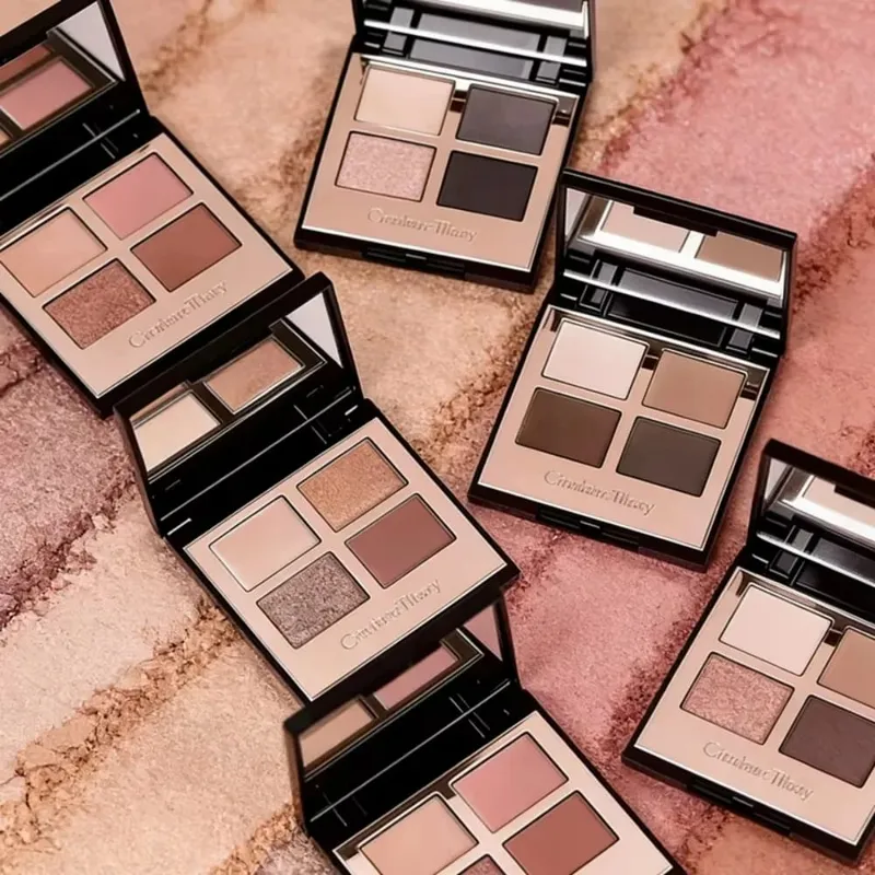 Charlotte Tilbury Eye Shadow Disk Love 2-Colors Powder Blusher Star Pink Powder Blusher Highlight 6-colors Super Nudes Easy Eye
