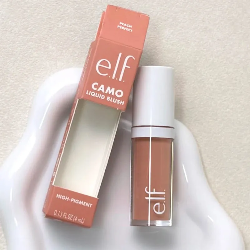 Elf Blush for Lips Cheeks Smooth Liquid Blush Two-ended Lipstick Lip Gloss Long-lasting Makeup Pink Primer for Pore Minimization — image 12