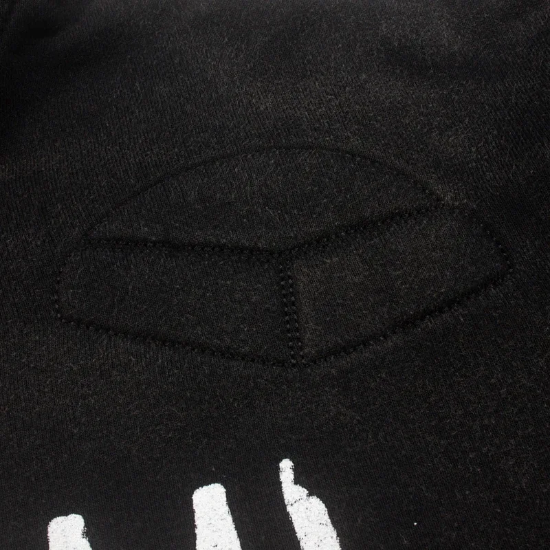 Street Casual SATOSHI Hoodies Pullover Embossed Pattern Embroidery Turtle Shell Design Washed Hooded Men Women Loose Sweatshirts