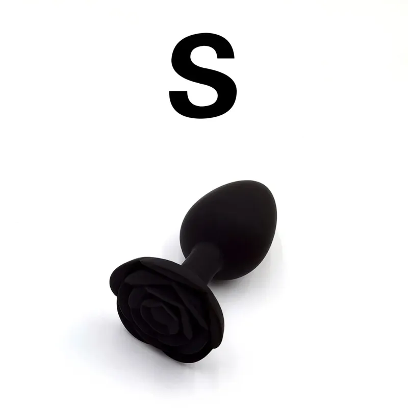 Plug Anal en Silicone souple fleur de Rose débutant à expert 3 tailles godemichet Anal Anus formateur godes Adule jouets sexuels pour Couple femmes hommes
