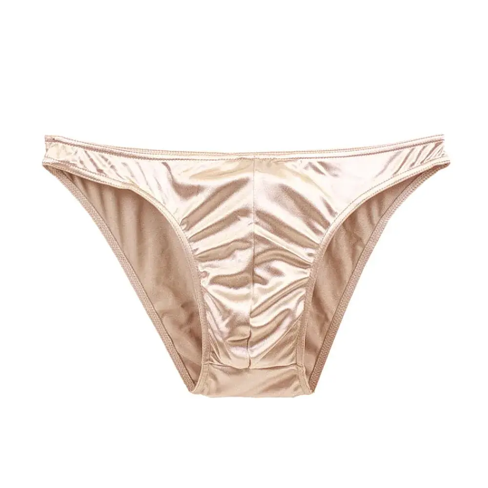 Mierside One Piese Plus Size Men Underwear Panties Men's Bulge Pouch Breathable Silk Panties Large Size Lot Soft Underpant S-3XL