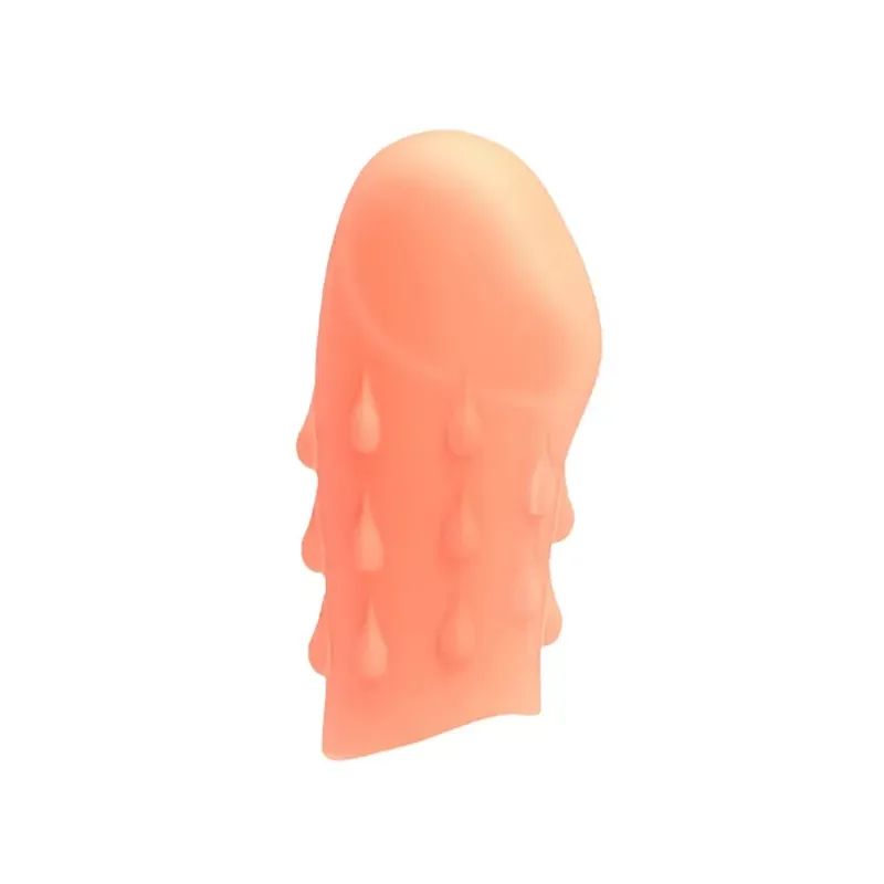 Κάλυμμα ανδρικού πέους σιλικόνης Realistic Dildo Cock Pump Phallus Extender Enlargement Dick Growing Ejaculate Orgasm Sex Toys for Man