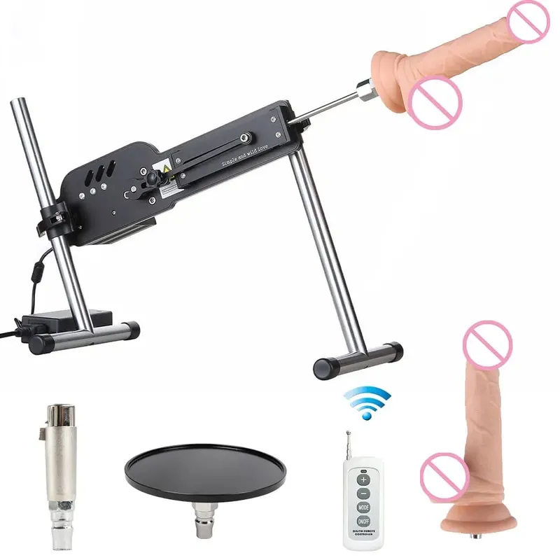 Machine sexuelle améliorée avec télécommande, Super silencieuse, Ultra réglable, Vac U Lock, 30db, 70W, Machine d'amour avec Big D gratuit