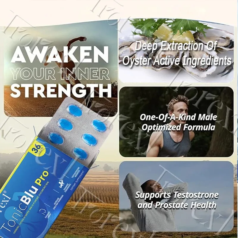 Trorexl-TonicBlu Pro - الحبة الزرقاء لتعزيز حجم الطاقة الصلبة الصخرية الجينسنغ الطبيعي للحصول على أفضل الفوائد