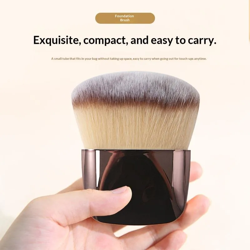 【1Pc Makeup Foundation Brush Blush Loose Powder Brush Kabuki Brush Multi-Function Cosmetics Make Up Brushes Beauty Supplies】 — image 2