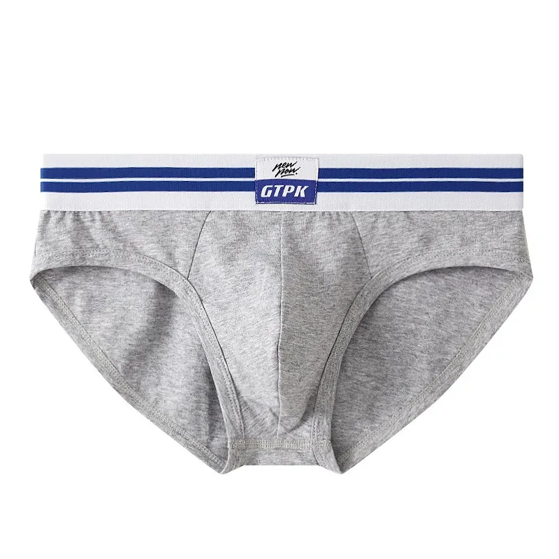 [Bloom the love] Marca 3 pezzi slip in cotone da uomo intimo nuovi slip da uomo Cuecas Masculina Homme uomo boxer taglia M-3XL E099-HR