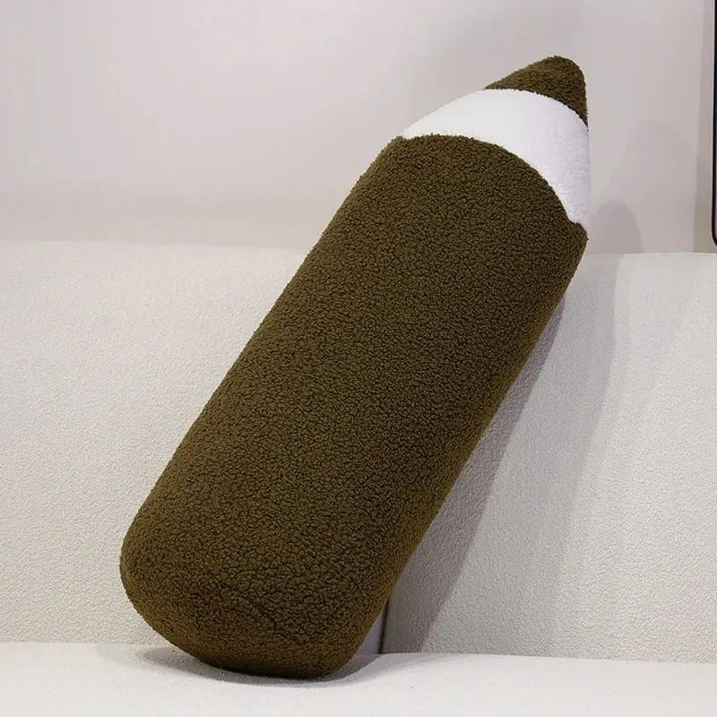 70CM Cartoon Colored Pencil Plush Pillow Soft Sofa Room Cushion Simulation Crayon Toys Nice Gifts