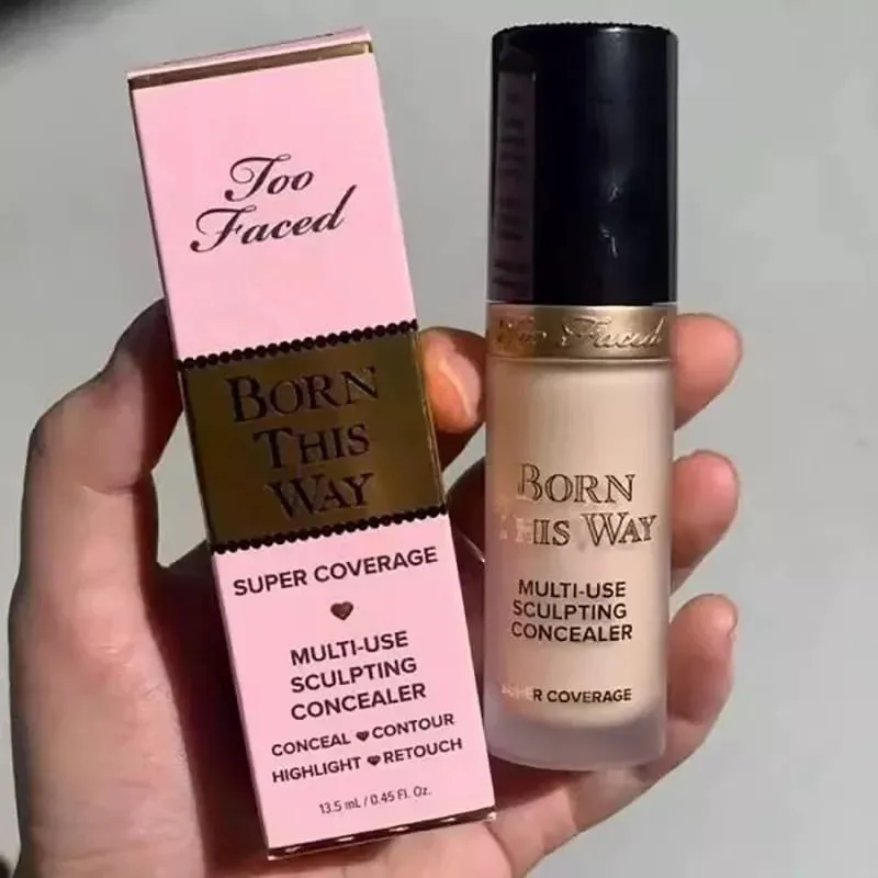 Born This Way Multi‑Use Sculpting Concealer Full Coverage Waterproof Long‑Lasting Hide Dark Circles Face Contour Makeup Cosmetic
