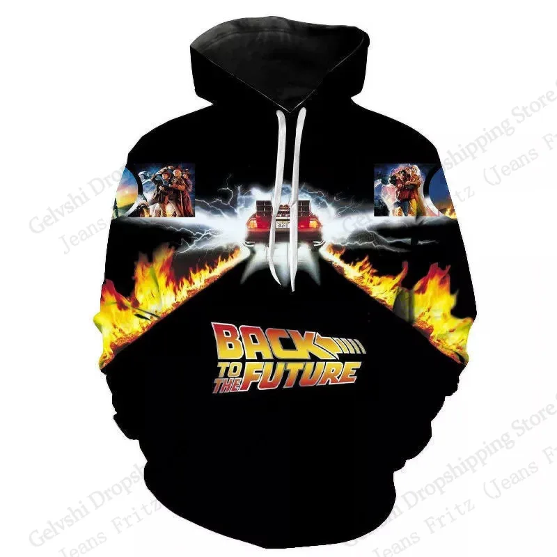 Movie Back To Future 3d Print Hoodie Men Women Fashion Hoodie Sweatshirt Outwear Coat Men Hoodies Winter Clothes Sportwear