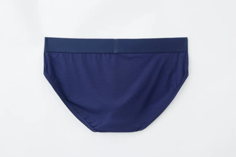 Herr Underkläder Shorts Sexig Lågformad Randig Bikini Athletic Supporters Kalsonger Sovkläder Nylon Snabbtorkande Andas