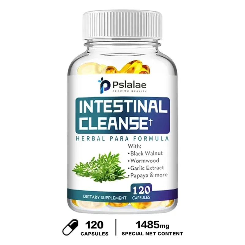 Intestinal Cleanse - Supports Cleansing Detoxification Liver Colon Cleansing Intestinal Health and Immune Enhancement