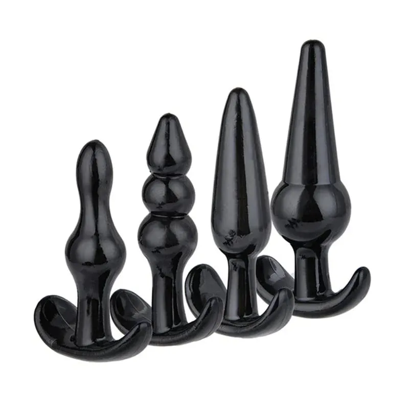 4/6 unids/set seguro de silicona tapón Anal consolador para masturbación Anal tapón vaginal juguetes sexuales para mujer hombres dilatadores anales juguetes para Gay