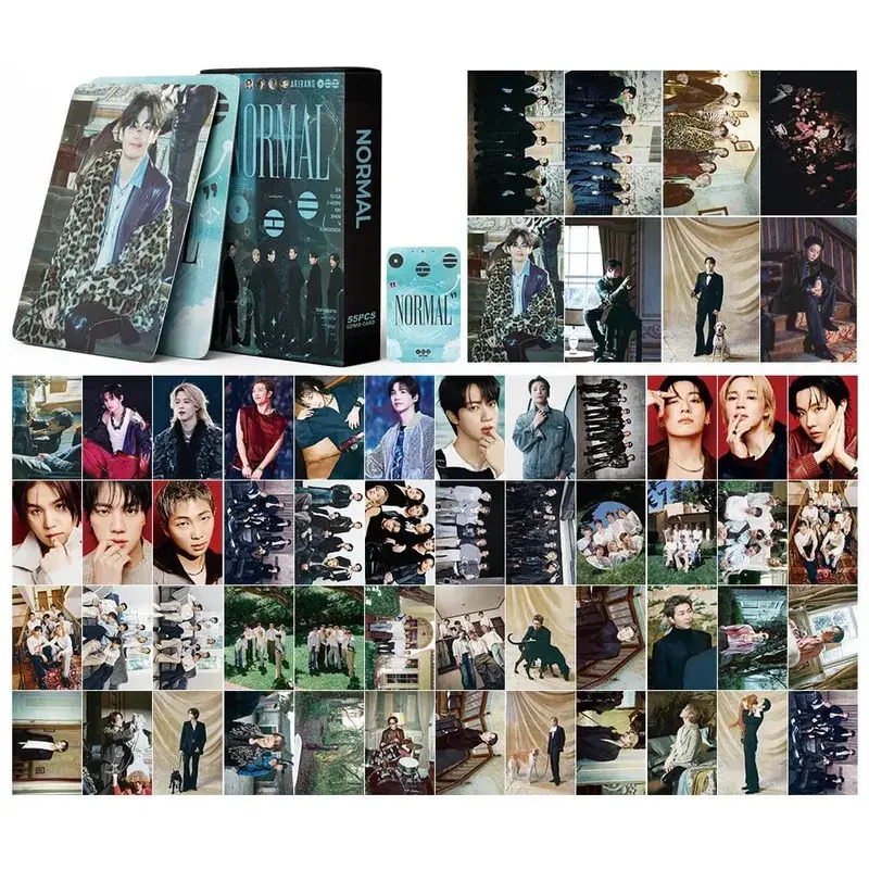 55PCS Single ALbum NORMAL Mini LOMO Card Photocards HD Fans Collection Cards Decorative Present Gifts