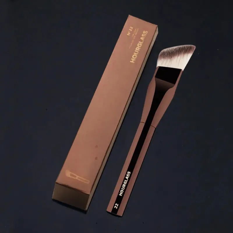 1 pc HG Pro Makeup brushes Powder contour Blusher Make up brush Highlight Bronzer exquisite Professional metal handle with box — image 8