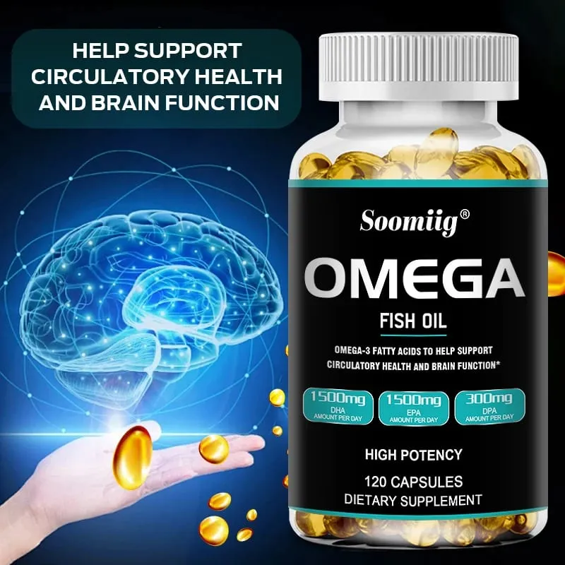 Omega 3 Ulei de Pește Capsule moale 3300