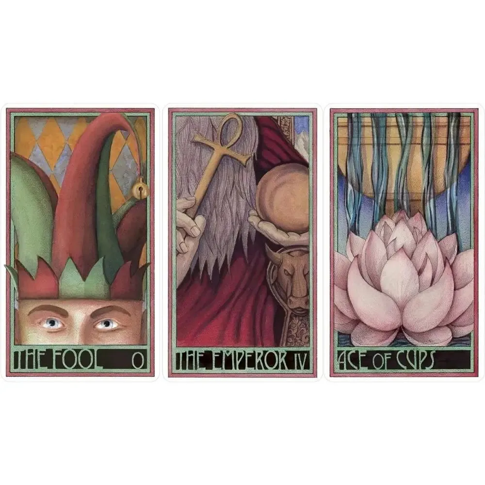 Erenberg Tarot Destesi 12*7 cm Sert Kutuda Samimi Yakın Çekim Çizimler - Standart Tarot Kartları Çift Kabartmalı Kart Stoğu