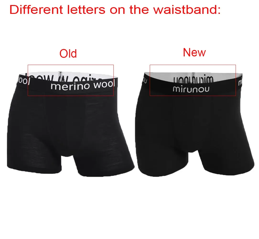 Mens Merino Wool Underwear Boxer Briefs 87% Merino Wool Boxers Soft Breathable Moisture Wicking Sports Fitness Boxershorts