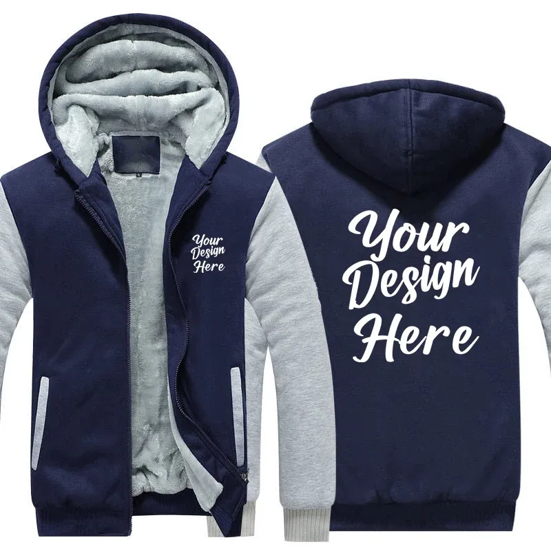 Custom Design Hoodies Men Gumawa ng Iyong Sariling Design Logo Text Photo Sweatshirt Mans Coat Jacket Hoody