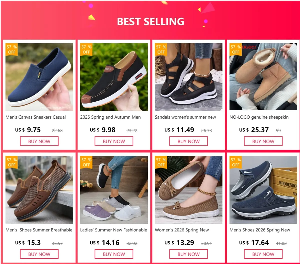​Men's Canvas Sneakers Casual Slip-On Vulcanized Lightweight Flat Shoes Affordable Free Shipping​
