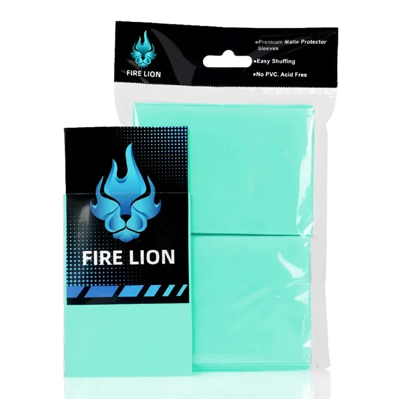 66x91mm 100PCS/Set Solid Matte Trading Card Sleeves Standard Size Card Protector for PTCG/TCG /MTG