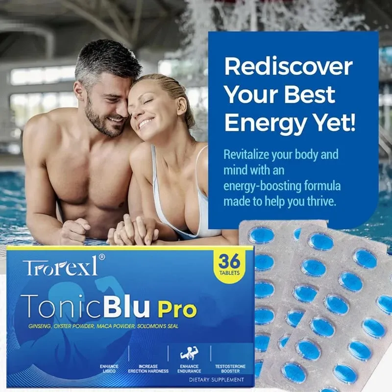36-360 Pill Blue Tablets Health Product Men Power Clinically-Proven Formula