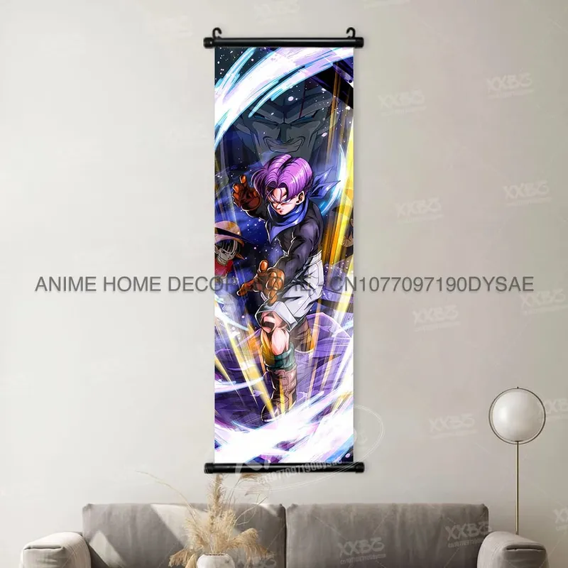 Dragon Ball Posters Anime Figures Wall Art Frieza Home Decor VegetaIII Scrolls Picture Goku Hanging Painting Son Gohan Wallpaper — image 28