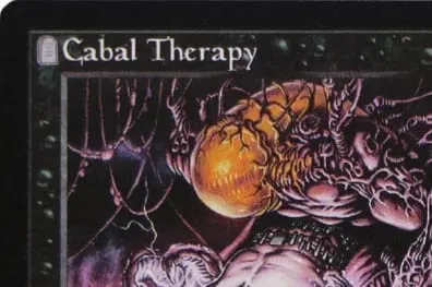 LK19 Cabal Ritual Cabal Therapy Abbattimento dei deboli Tutor demoniaco Oscurità Sigillo imperiale Carte proxy TCG di alta qualità (Nucleo nero)