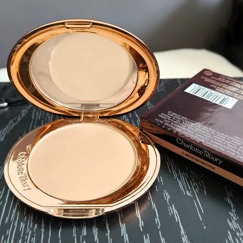 CT Makeup Set Fresh Breathable Shaping Spray Fine Texture Powder Small Gold Plate 2 Colors Powder Blusher Lip Gloss Cosmetics