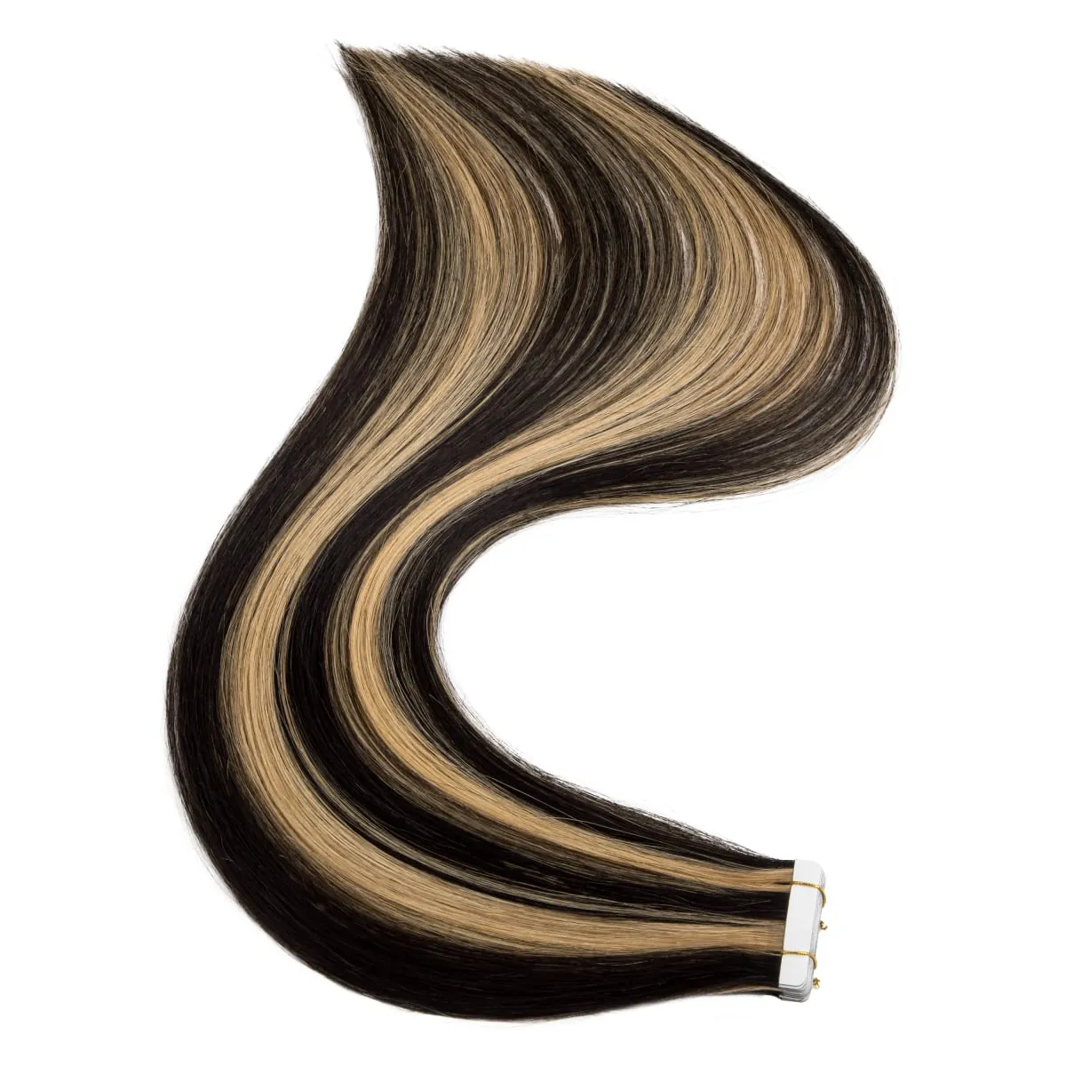 Cinta rubia en extensiones de cabello Cabello humano Platino #60 Cinta de trama de piel recta sin costuras en extensiones de cabello humano real 50G — image 11