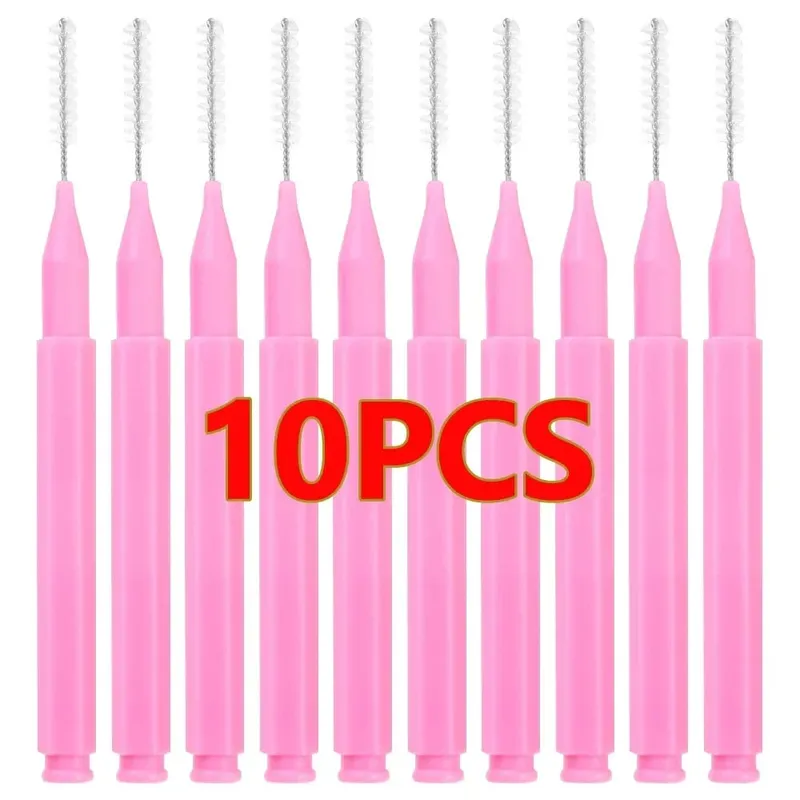 50pcs Mini Eyebrow Brush Disposable Lightweight Brow Lifting Brushes Portable Eyelash Extension Comb Perm Brush Lash Accessories