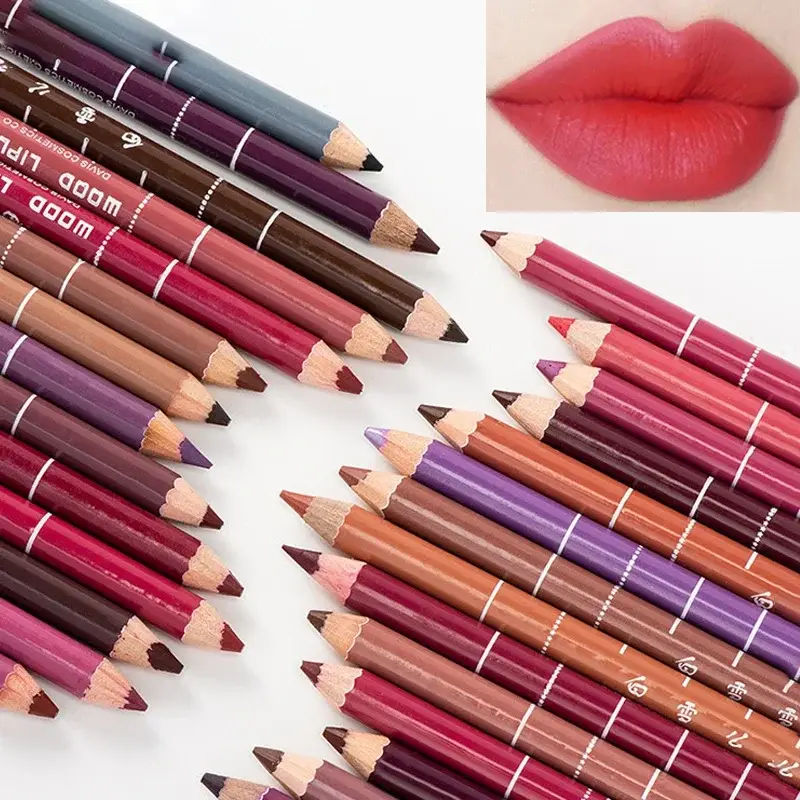 28Color Antifouling Lip Liner Professional Lipstick Pen Precise Waterproof Lip Outline Pencil Lip Makeup Lasting Eyeliner Creamy — image 1