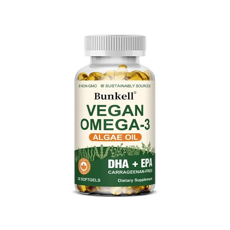 1000mg Algae Oil Supplement Supports Brain Cardiovascular and Vision Health Anti-inflammatory and Antioxidant