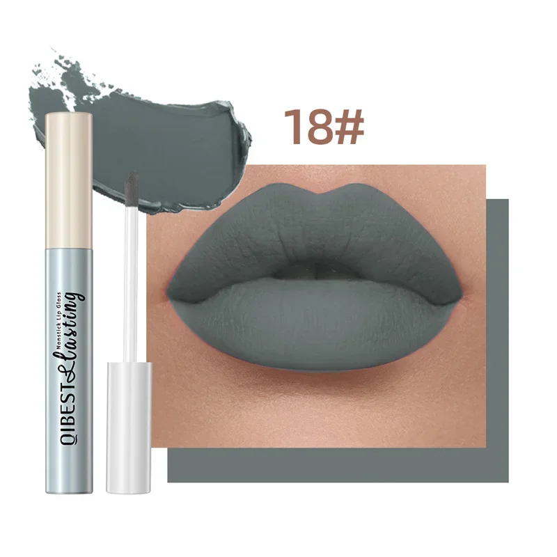 24 Colors Matte Liquid Lipstick Waterproof Long Lasting Velvet Red Lip Gloss Tint Makeup Cosmetic Lipsticks Lipglosses