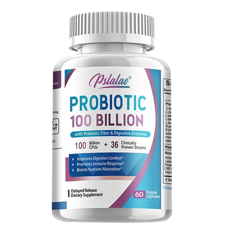 Probiotics 100 Billion - Help with Intestinal Health Nutrient Digestion Weight Management Bloating Relief Calorie Control — image 8