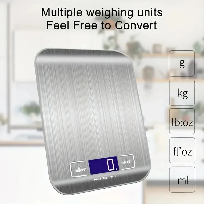 Household Kitchen High-precision Electronic Pastry Baking Scale Small Food Baking Scale 10kg/1g Accurate Weighing
