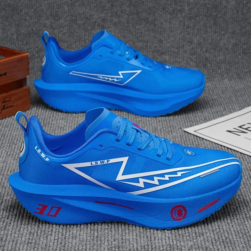 Men's Casual Sports Shoes Soft-Soled Road Running Shoes Lightweight Breathable Non-Slip Wear-Resistant Trendy and Versatile Daily Jogging Sneakers