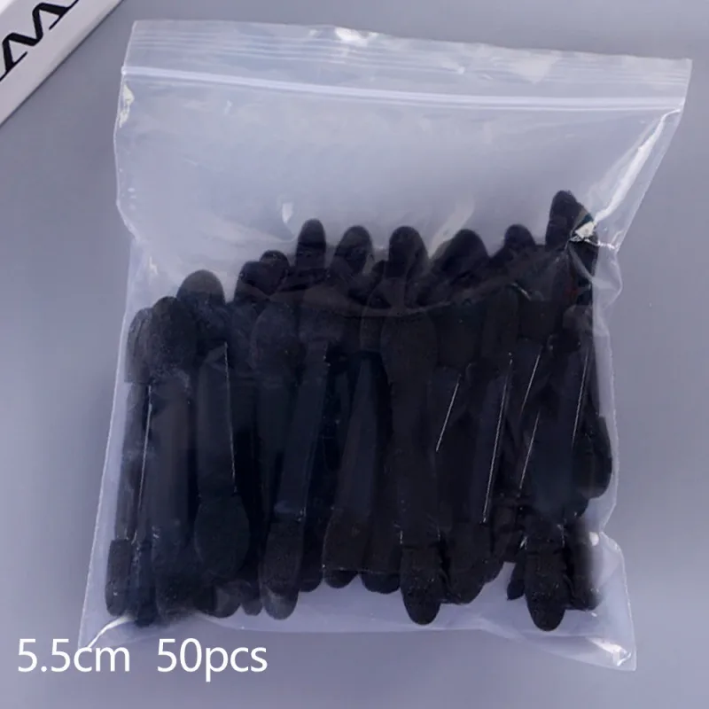 10/30/100pcs Double Ended Eyeshadow Brush Eyeshadow Applicators 6.2cm Makeup Sponge Brushes For Women Cosmetic Beauty Tool
